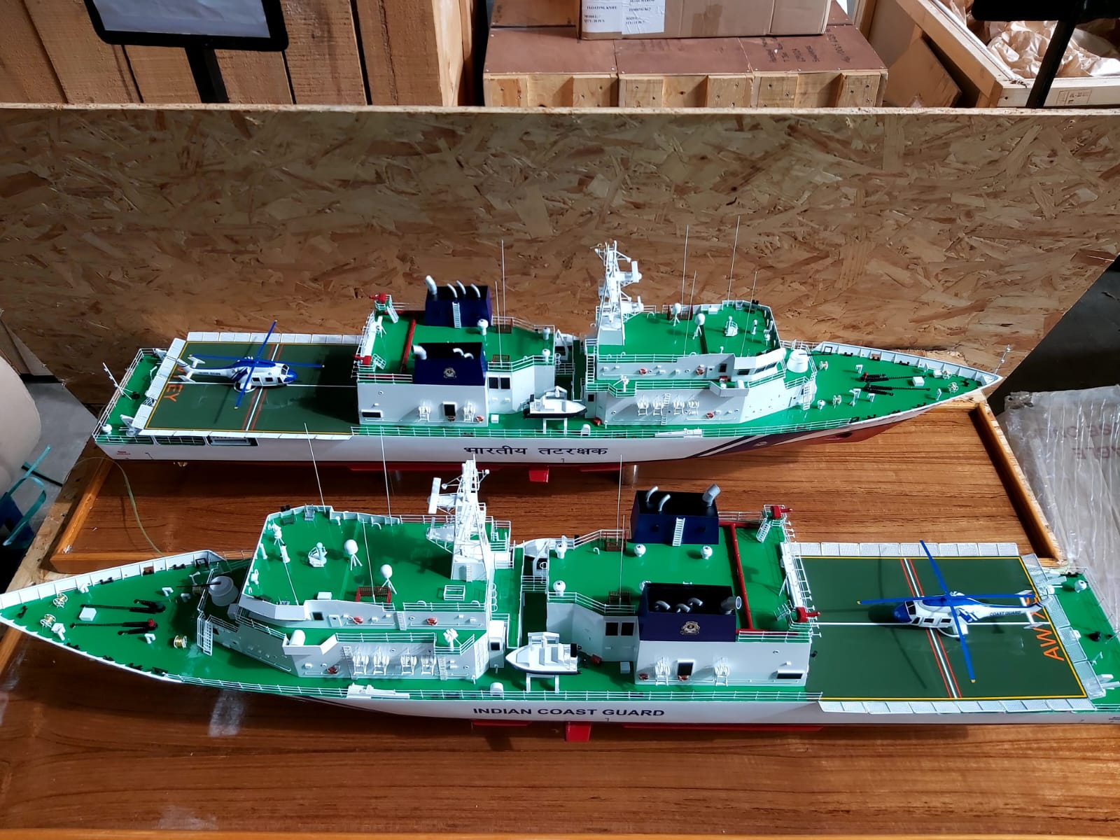 Indian Coast Guard INS Vikram — Scale Model